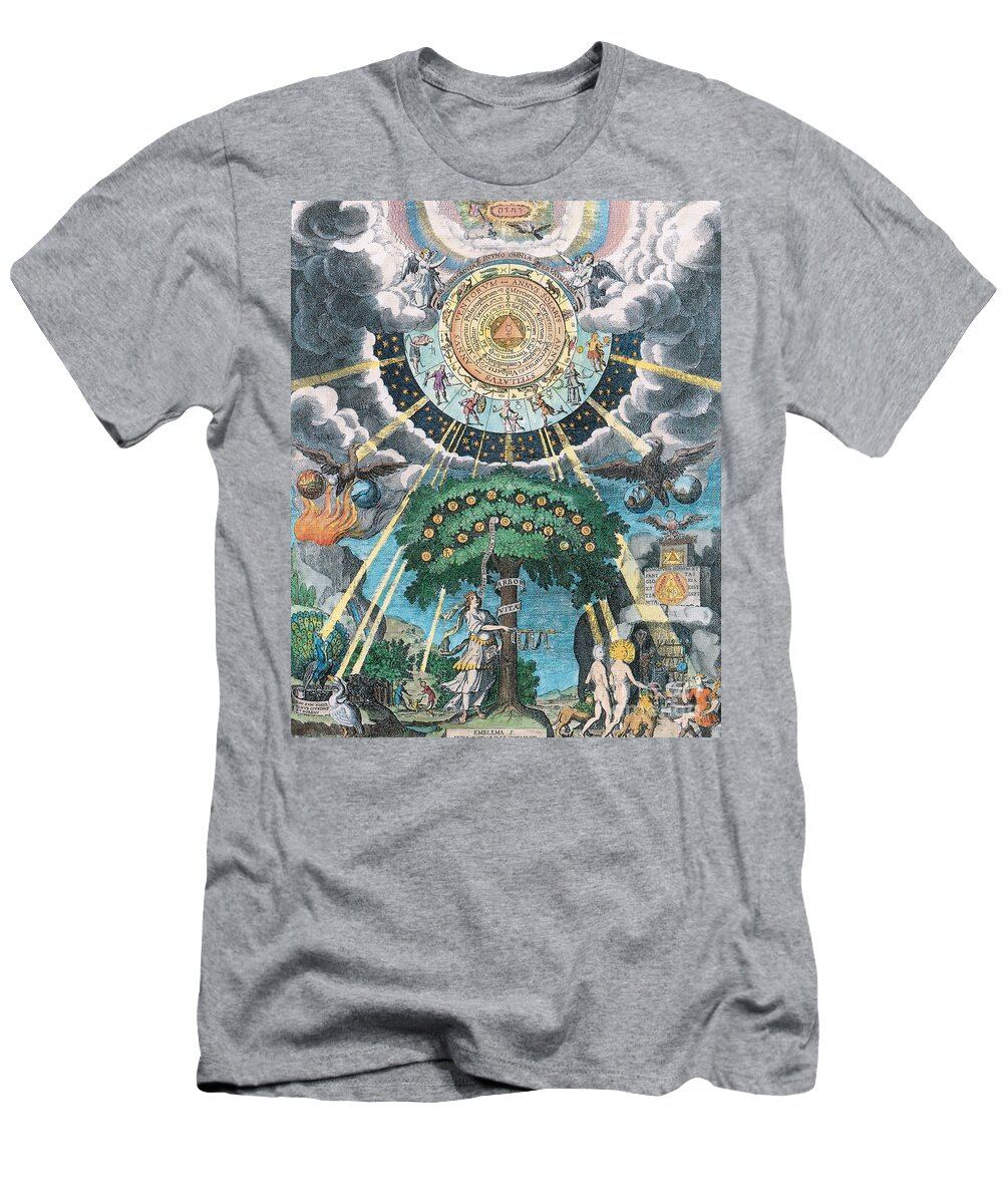 Illustration T-Shirt featuring the photograph Alchemy Coagulation by Science Source