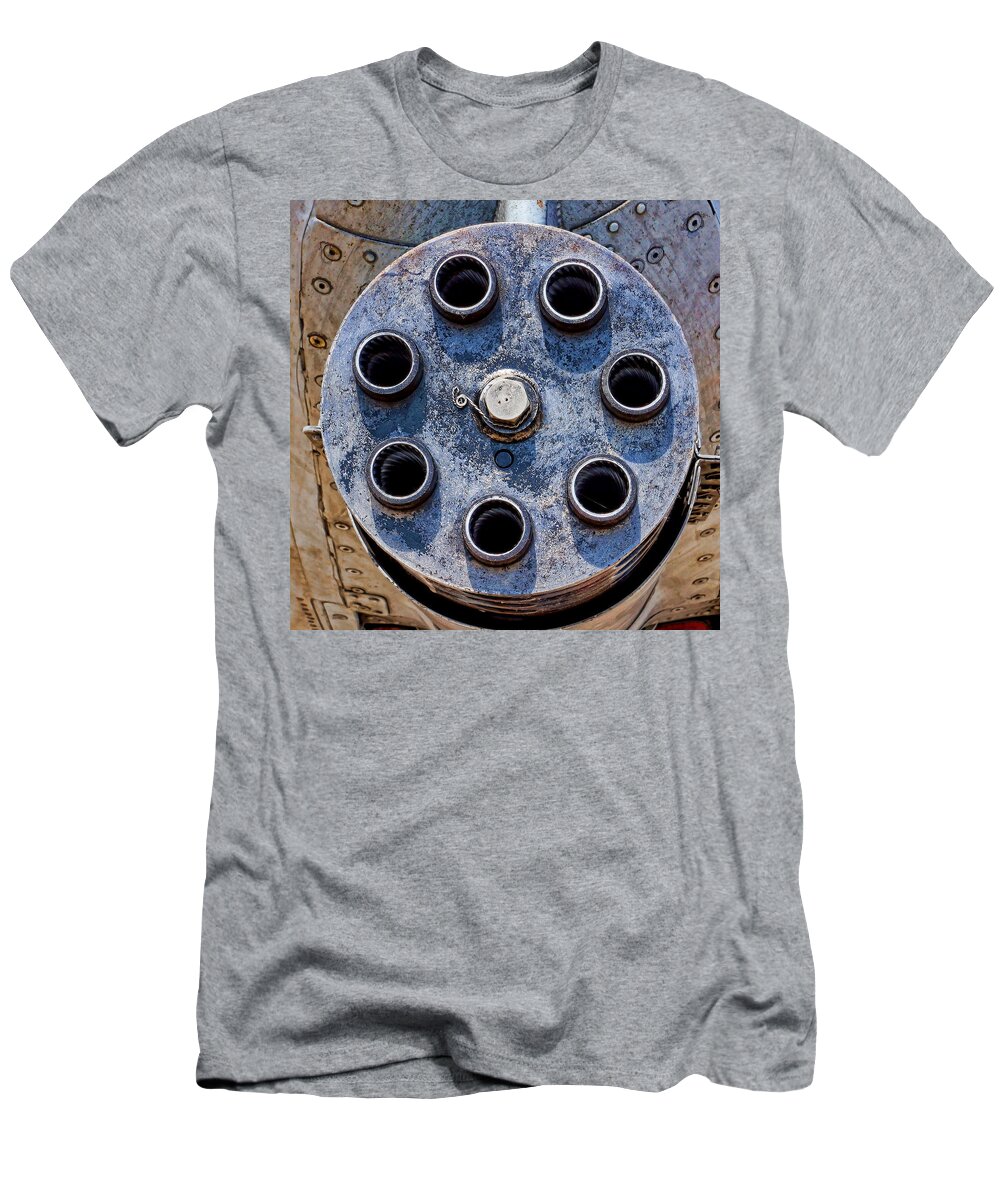 American T-Shirt featuring the photograph American Firepower by Alan Hutchins