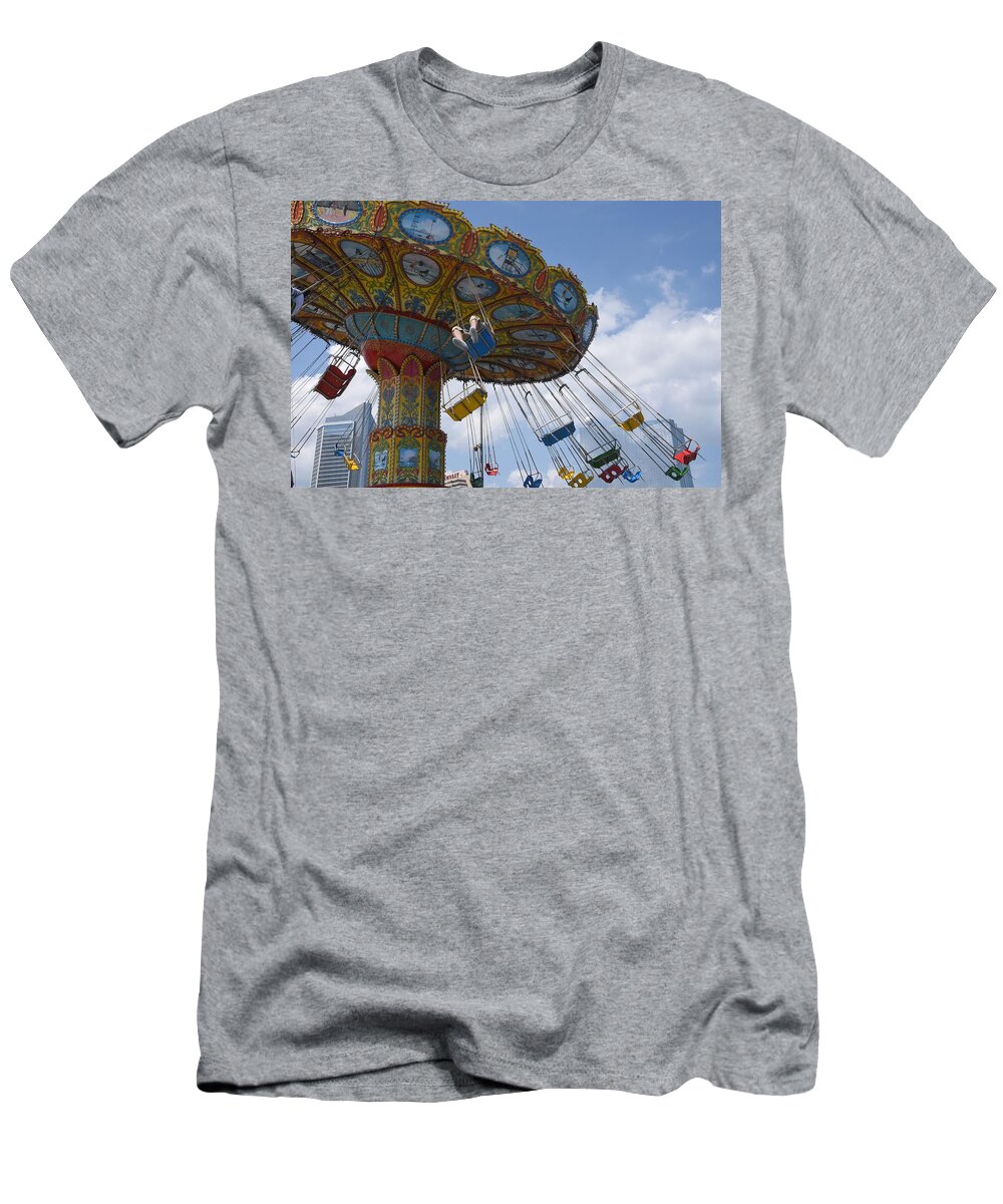 Boardwalk T-Shirt featuring the photograph Amusement 87 by Joyce StJames