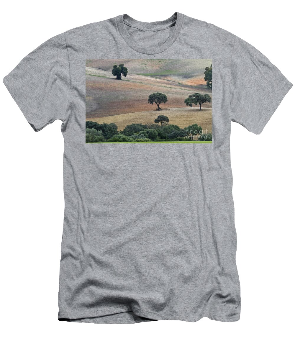 Landscape T-Shirt featuring the photograph Andalusian Landscape by Heiko Koehrer-Wagner