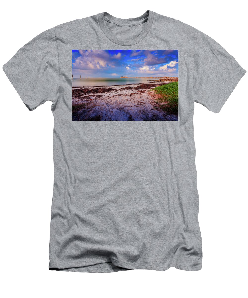 Anna Maria Island T-Shirt featuring the photograph Anna Maria City Pier by Doug Camara