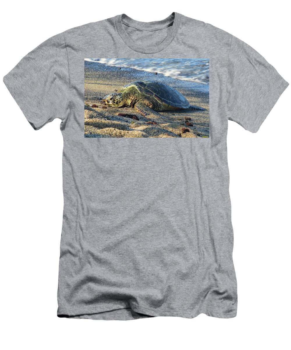 Pamela Walton T-Shirt featuring the photograph Another Day in Paradise by Pamela Walton