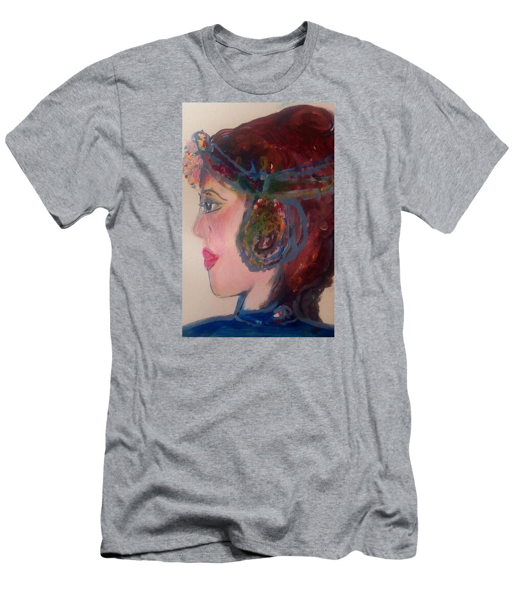 Sweet T-Shirt featuring the painting Another day sweeter by Judith Desrosiers