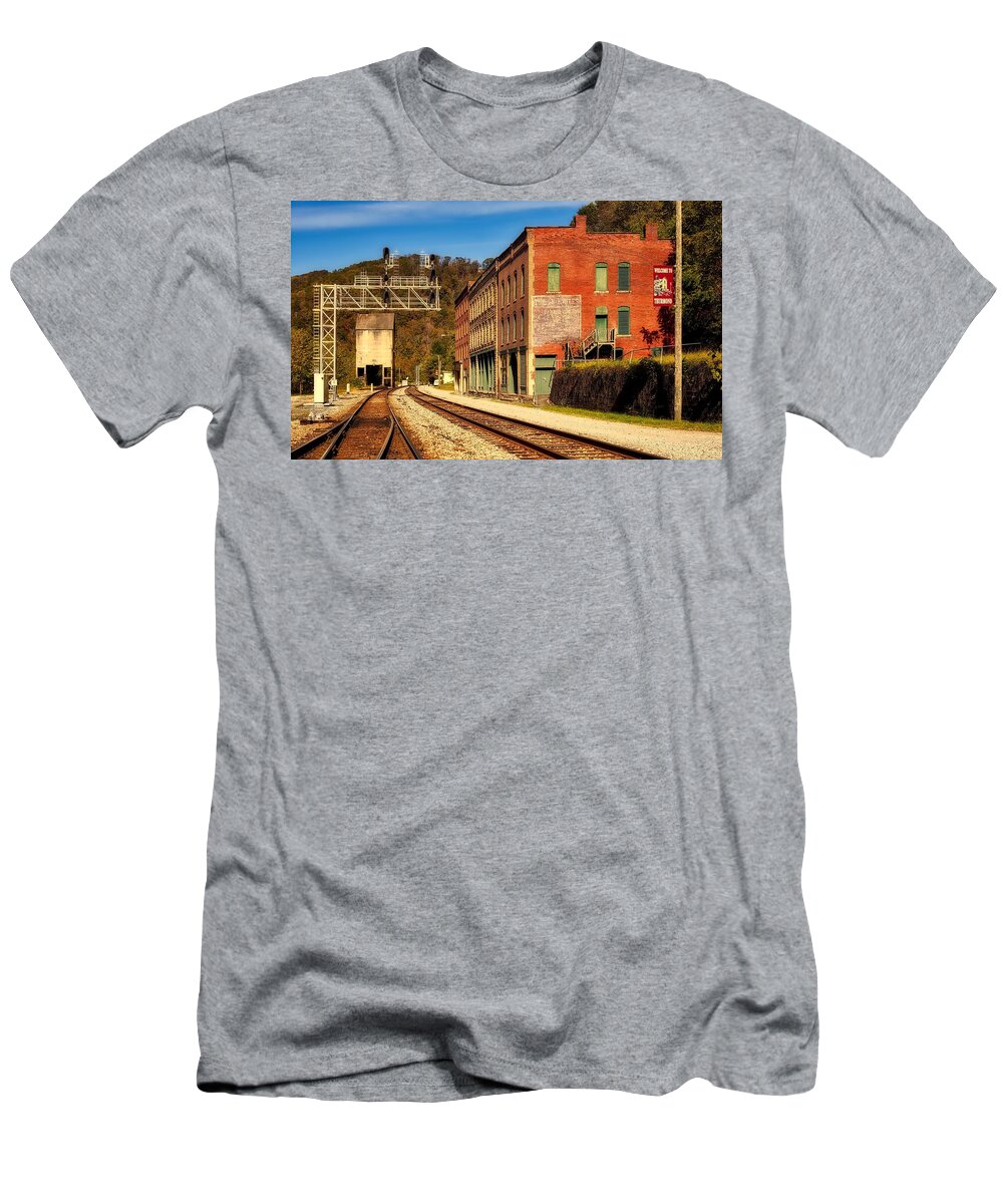 Appalachia T-Shirt featuring the photograph Appalachian Coal Town by Mountain Dreams
