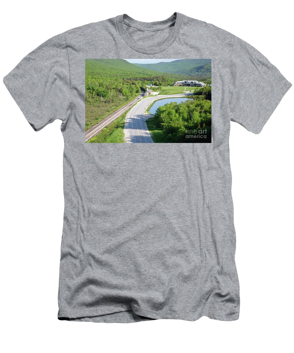 White Mountain National Forest T-Shirt featuring the photograph Appalachian Mountain Club Highland Center - White Mountains, New Hampshire #1 by Erin Paul Donovan