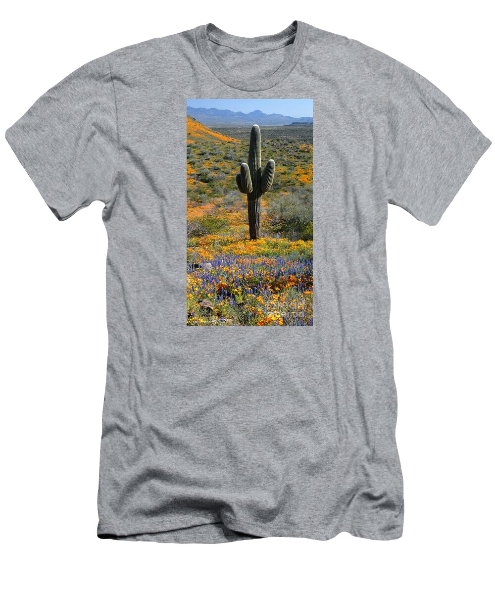 Wildflowers T-Shirt featuring the photograph Arizona Wildflowers by Joanne West