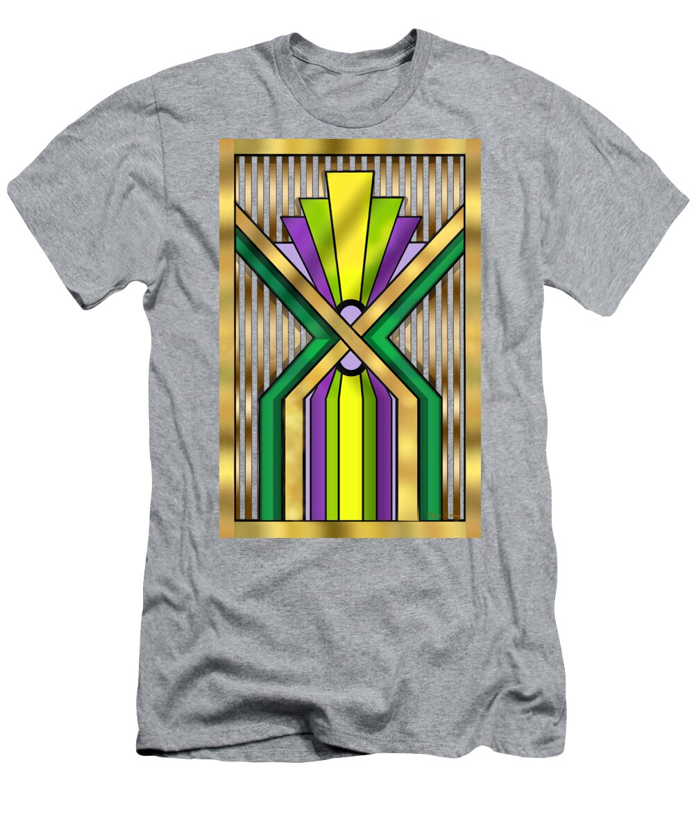 Art Deco 14 B Transparent T-Shirt featuring the digital art Art Deco 14 B by Chuck Staley