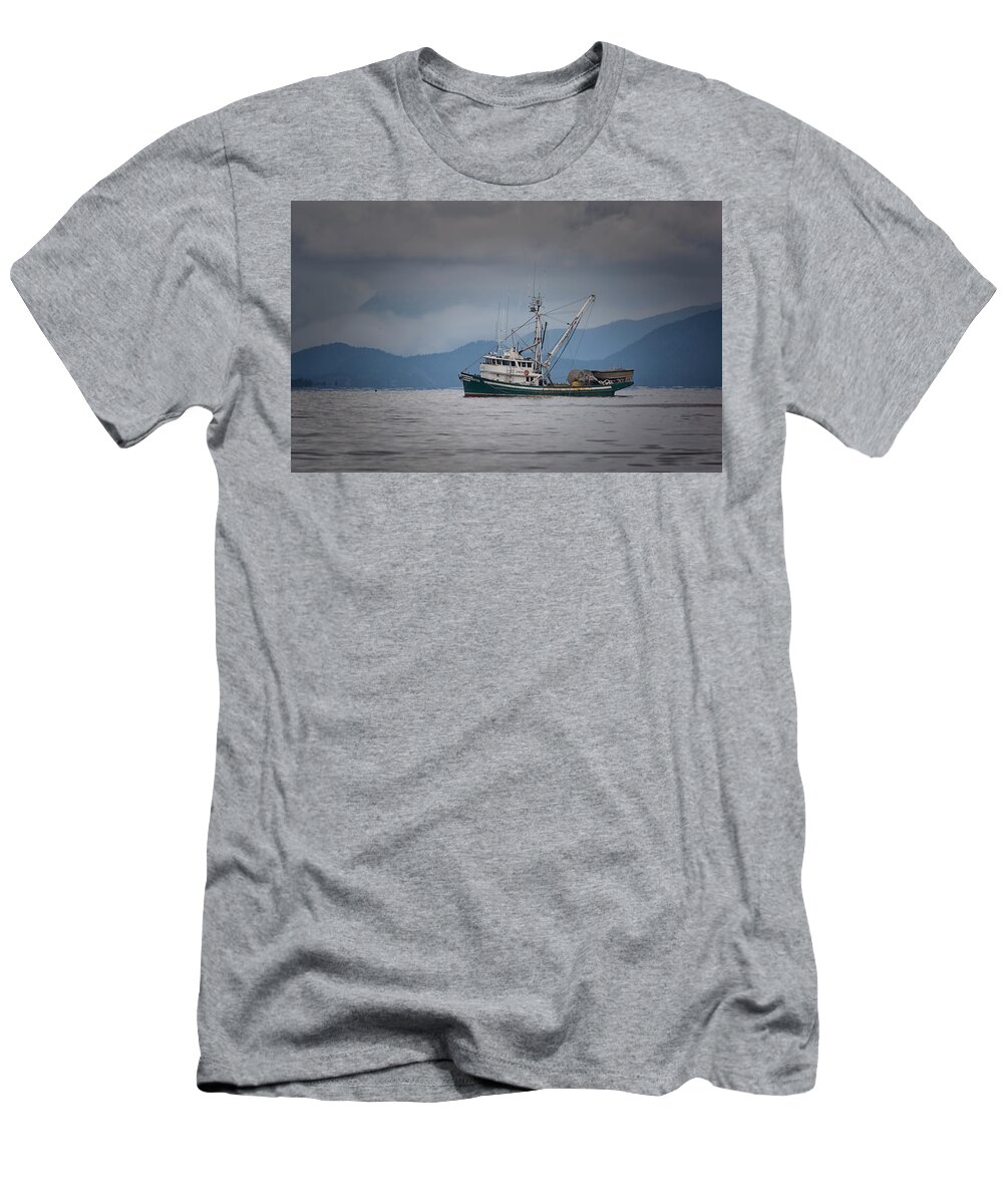 Attu T-Shirt featuring the photograph Attu Off Madrona by Randy Hall
