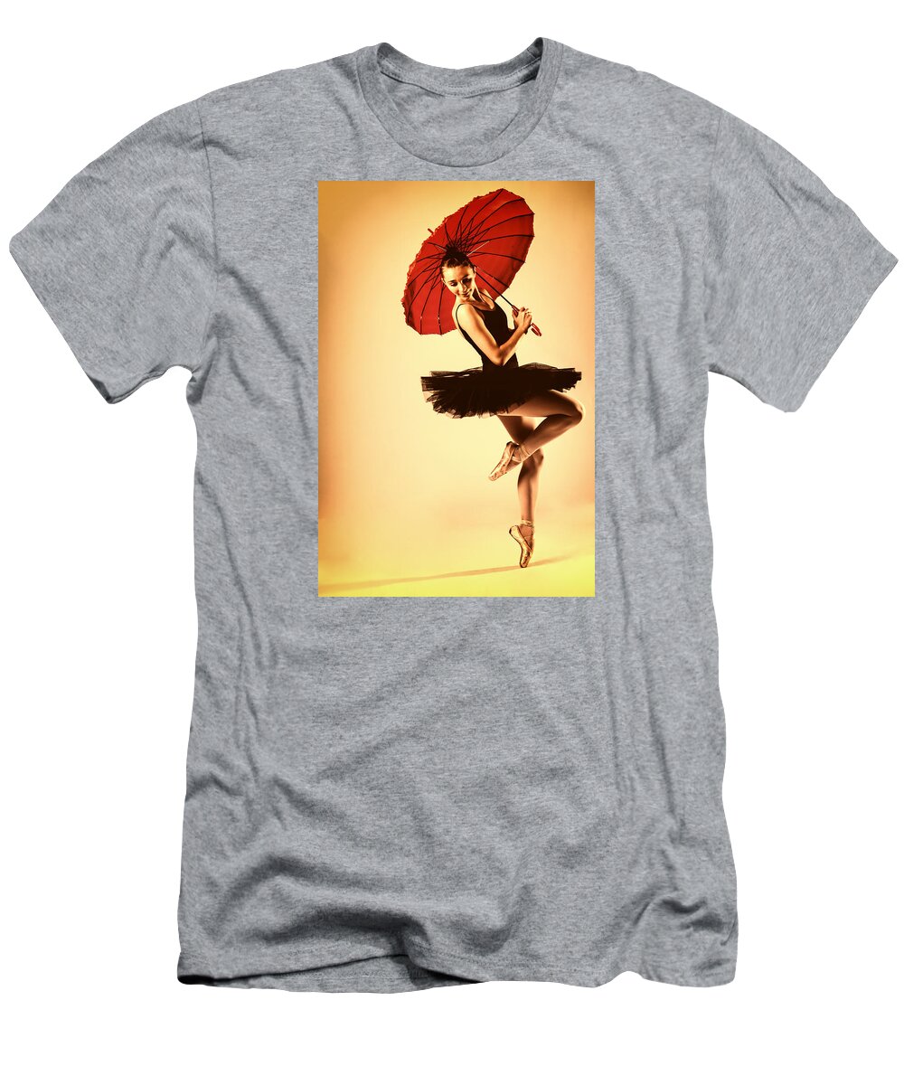 Ballet T-Shirt featuring the photograph Audrey Would by Monte Arnold