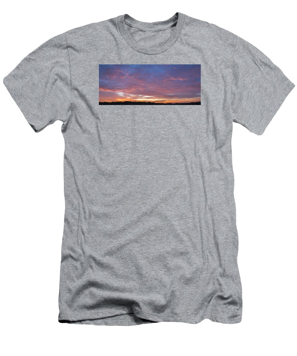 August T-Shirt featuring the photograph August Morning Sky by Holden The Moment