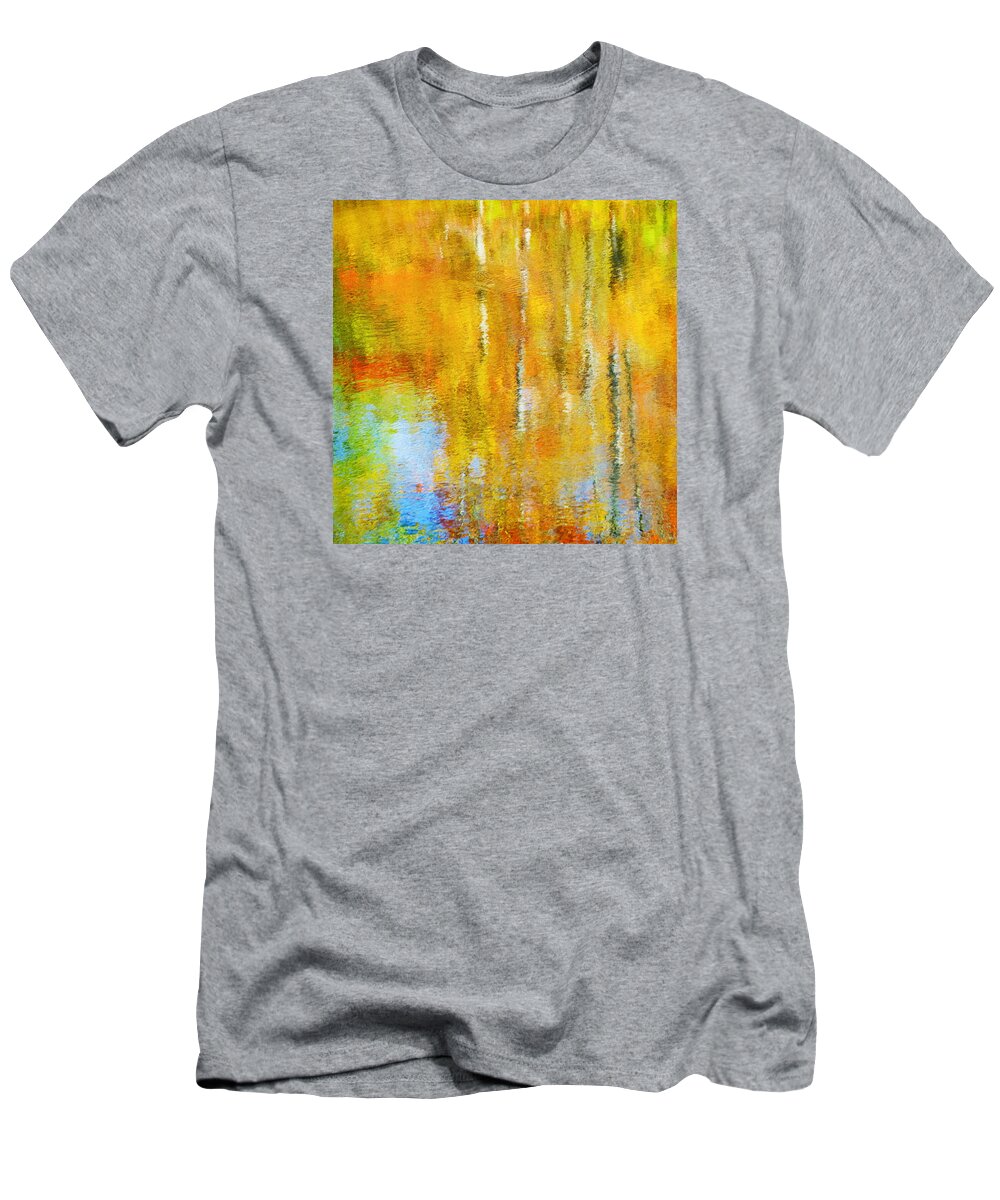 Autumn Reflection T-Shirt featuring the photograph Autumn Reflection by Jill Love
