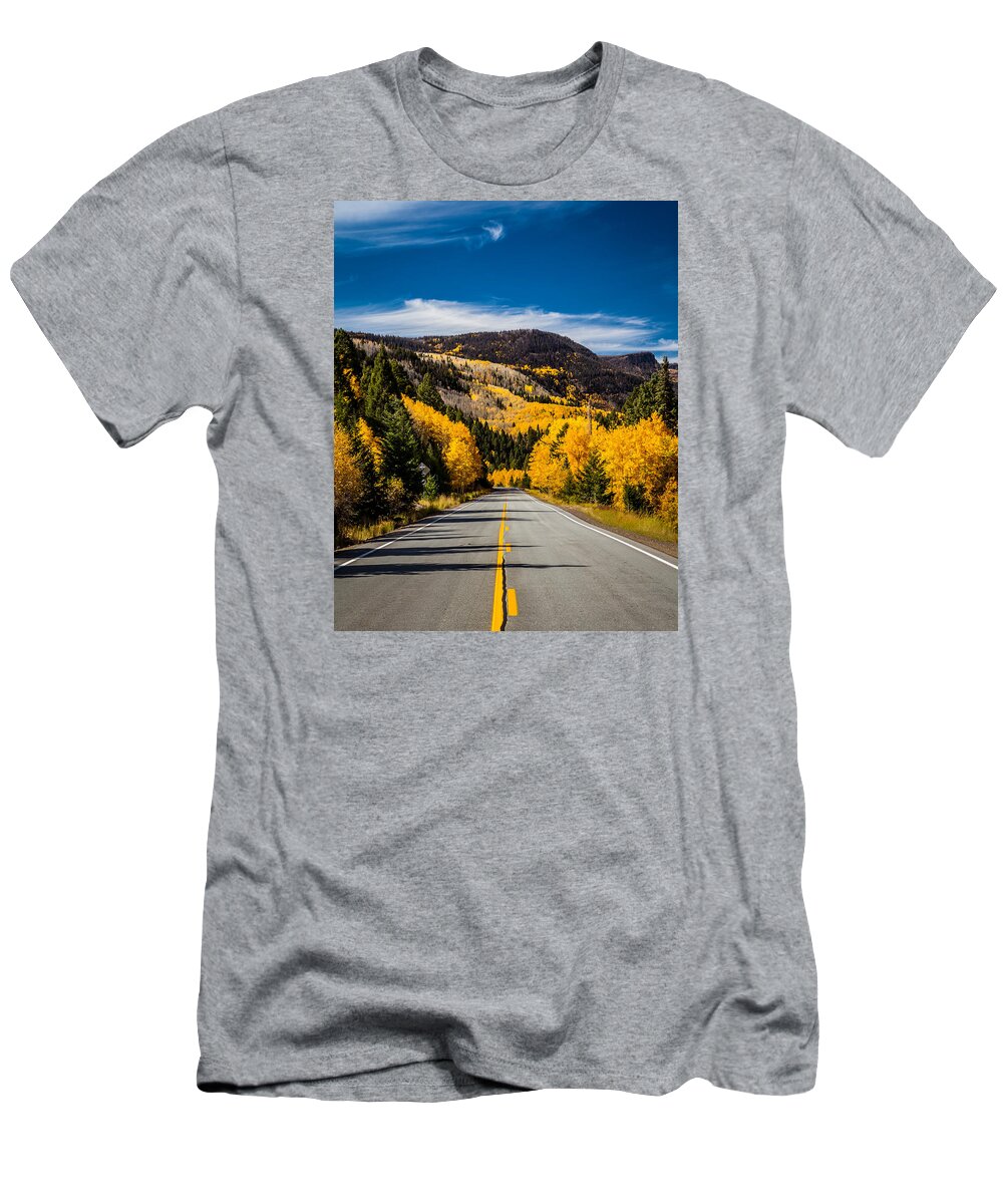 New Mexico T-Shirt featuring the photograph Autumn Rockies by Ron Pate