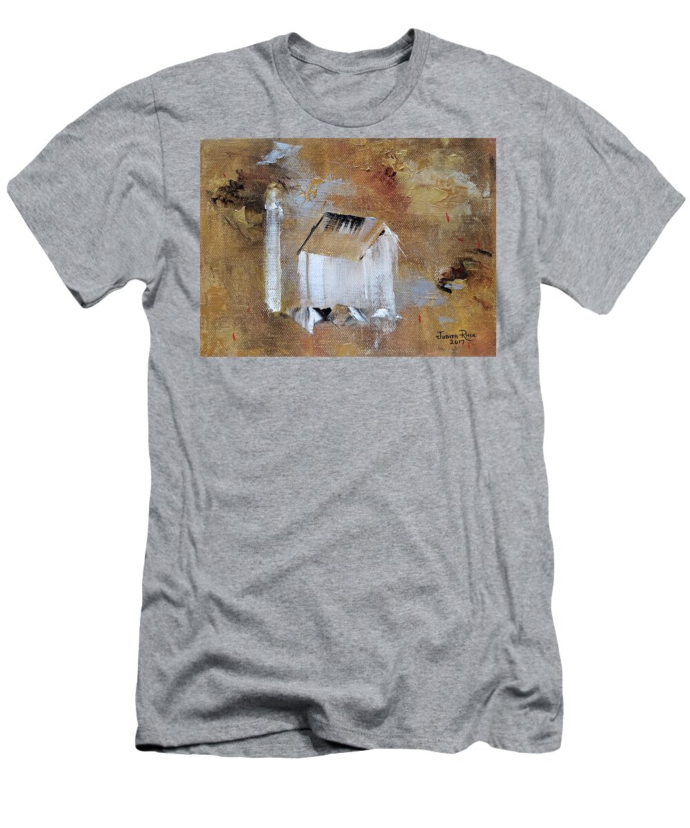Barn T-Shirt featuring the painting Back in the Day by Judith Rhue