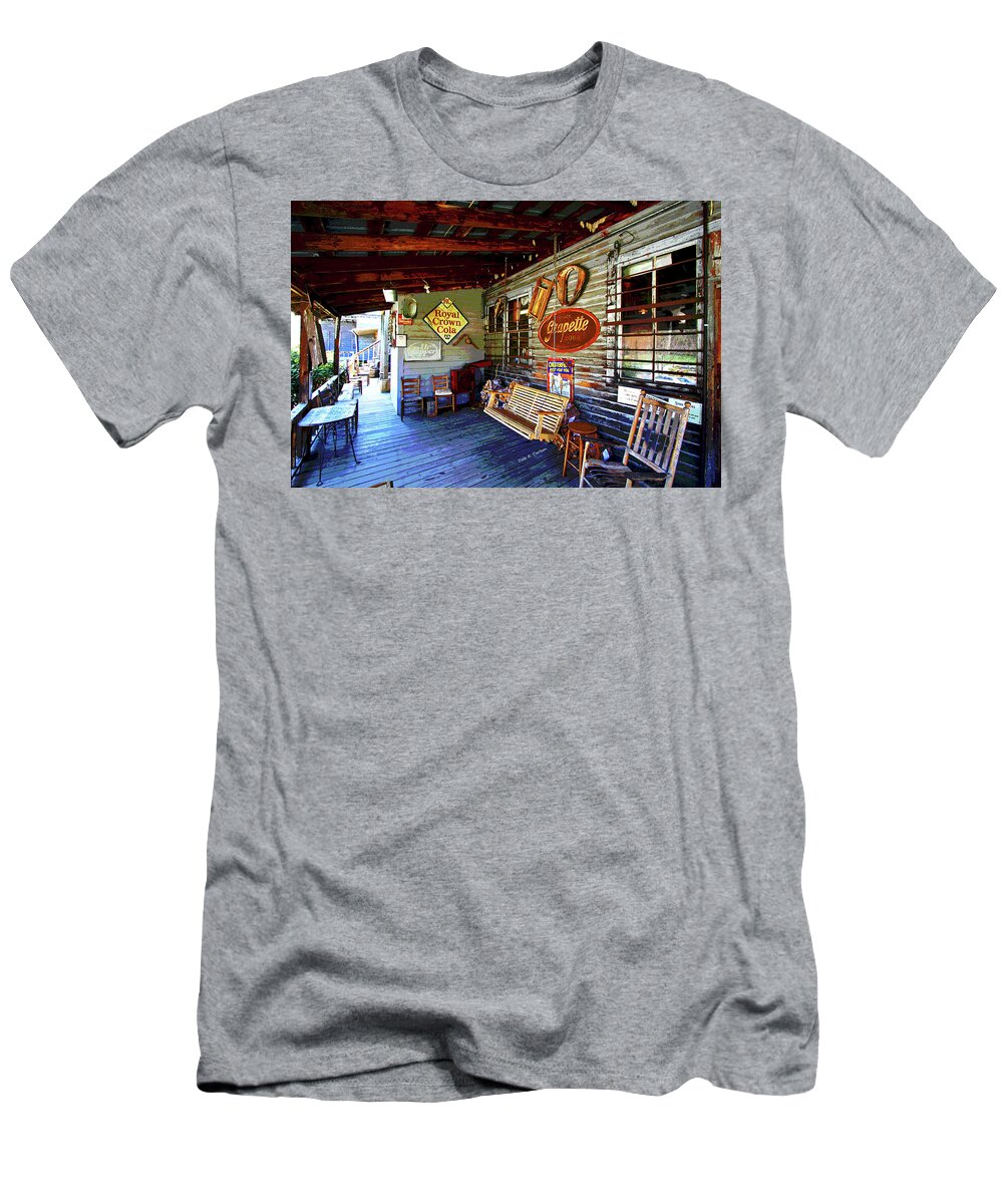 Blue Ridge Mountains T-Shirt featuring the photograph Backporch by Dale R Carlson