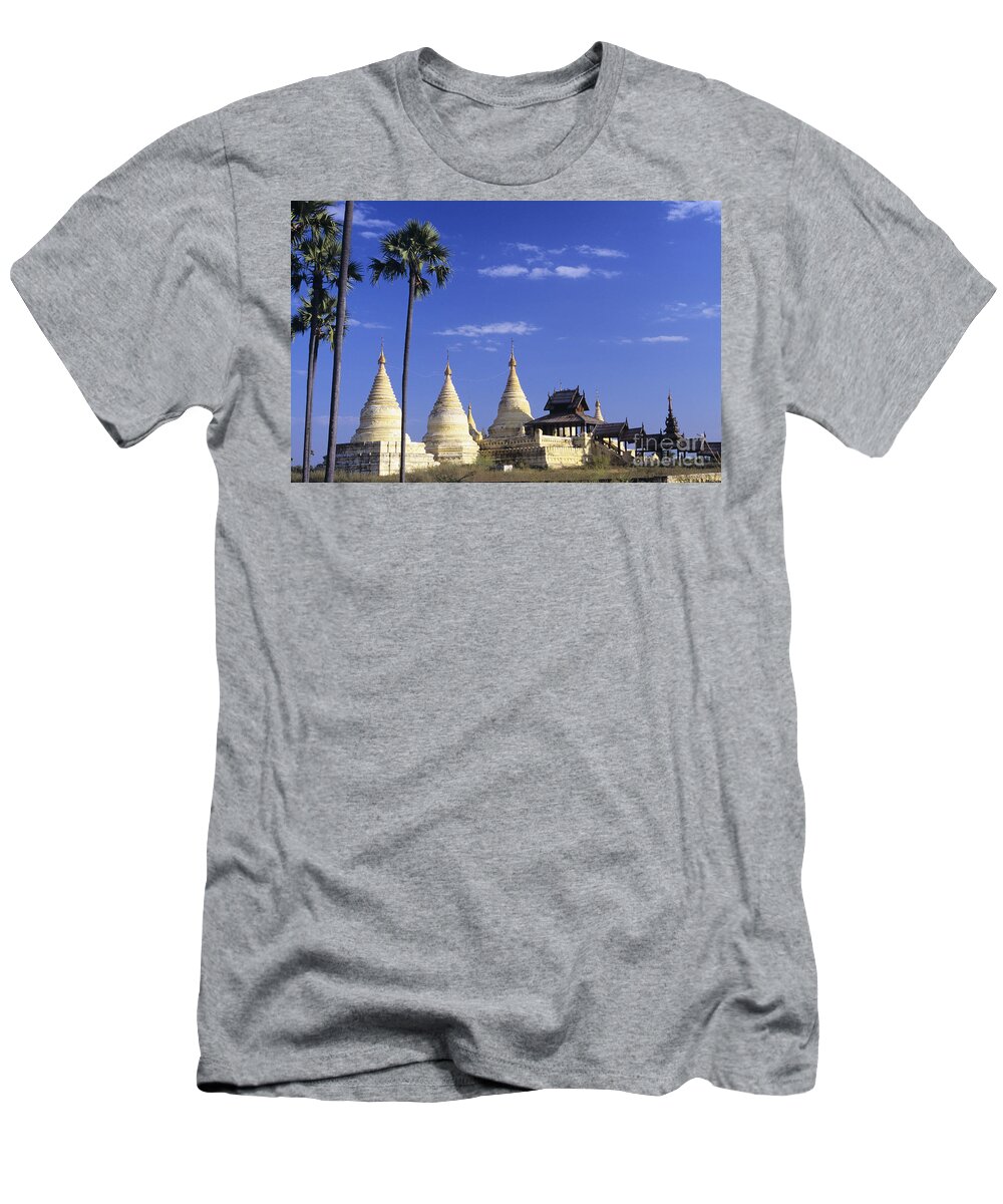 Ancient T-Shirt featuring the photograph Bagan View by Gloria & Richard Maschmeyer - Printscapes
