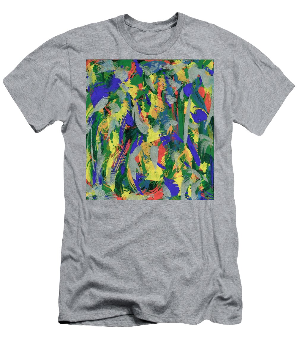  T-Shirt featuring the painting Balancing by Sperry Andrews