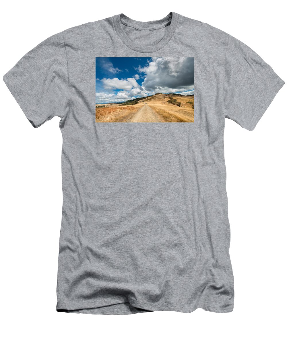 Road T-Shirt featuring the photograph Ball Hills in Summer 3 by Greg Nyquist
