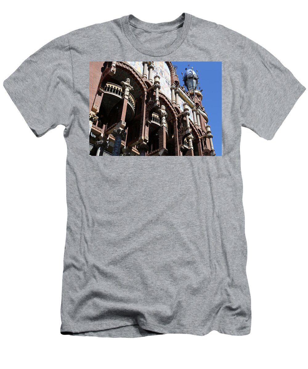 Palau De La Musica Barcelona T-Shirt featuring the photograph Barcelona 4 by Andrew Fare