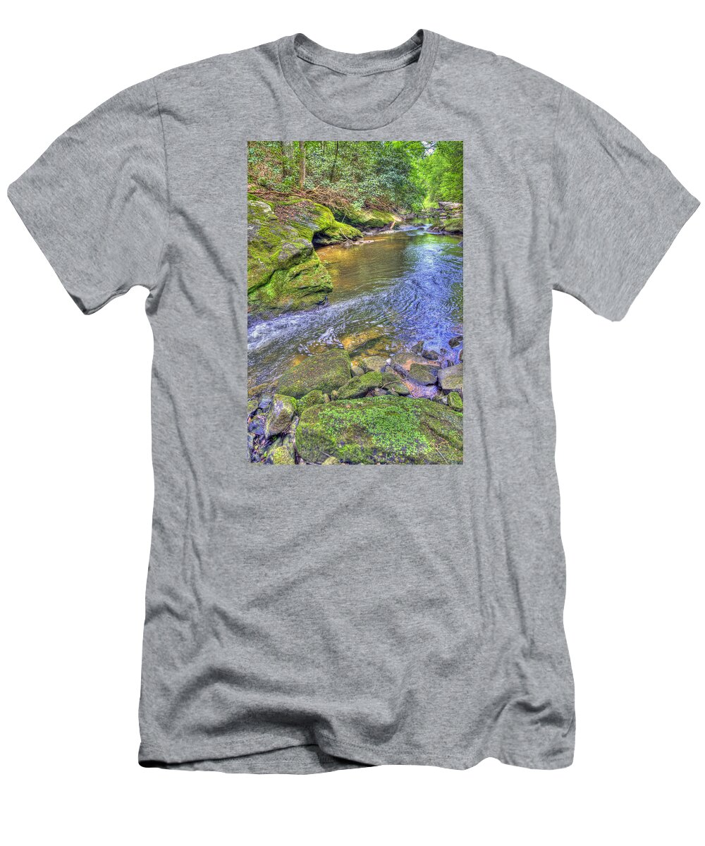Water T-Shirt featuring the photograph Bark Camp Creek 25 by Sam Davis Johnson