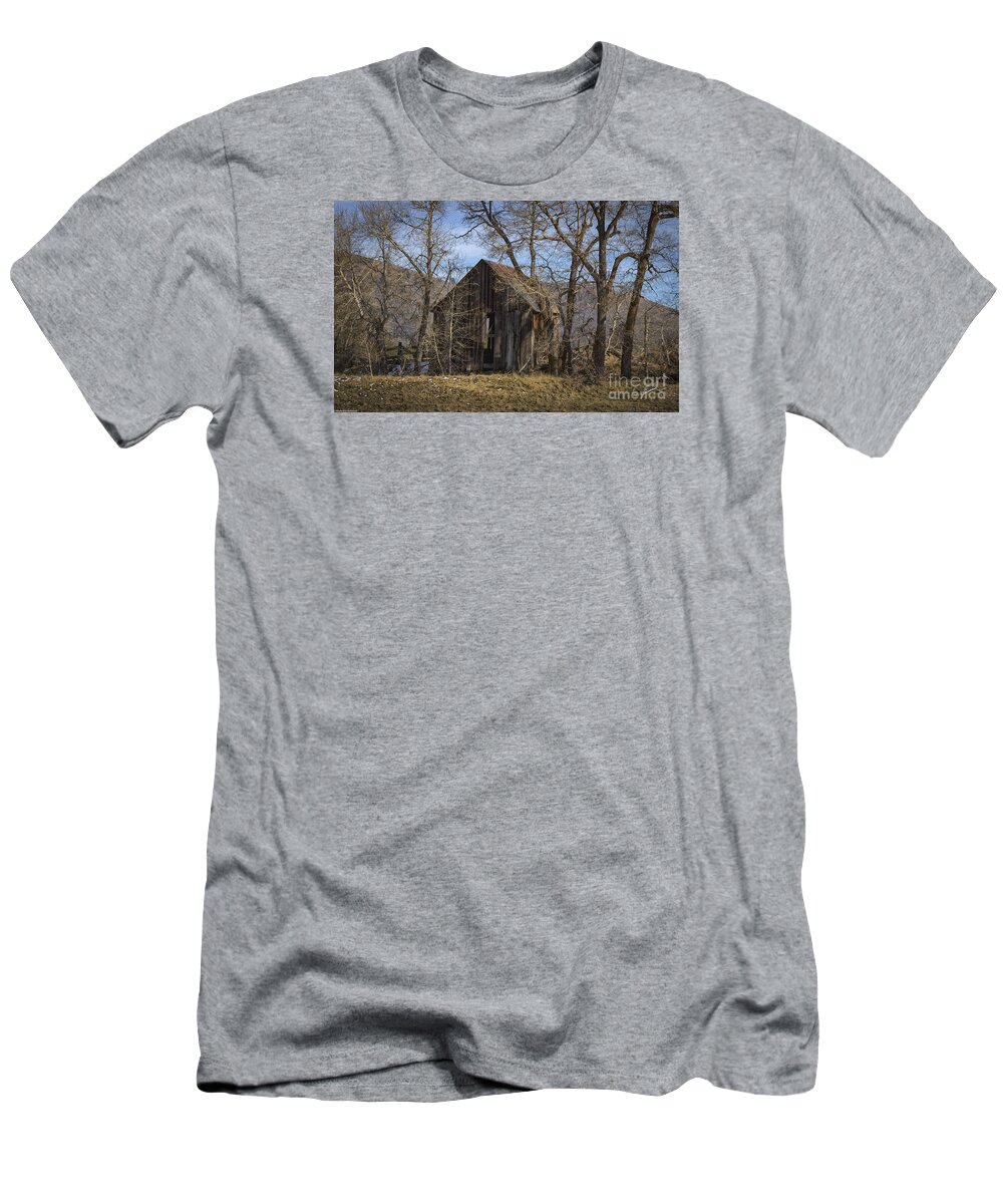 Barn Wood T-Shirt featuring the photograph Barnwood by Mitch Shindelbower