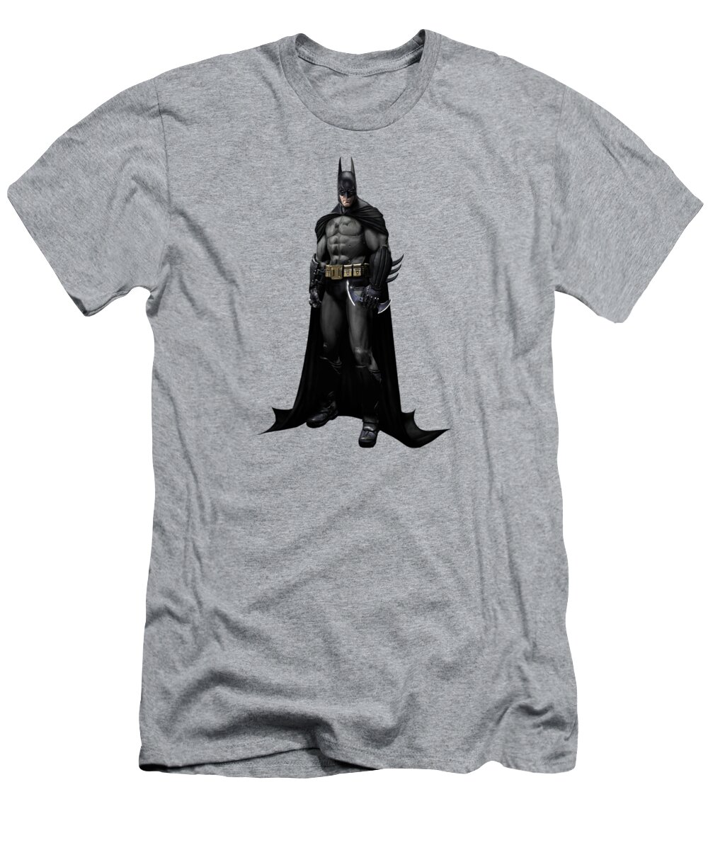 Batman T-Shirt featuring the mixed media Batman Splash Super Hero Series by Movie Poster Prints