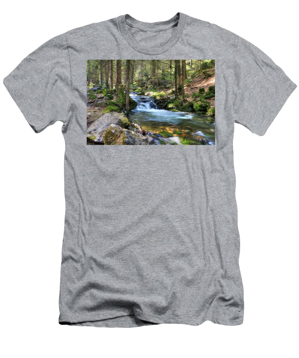 Mountain T-Shirt featuring the photograph Bavarian Stream by Sean Allen