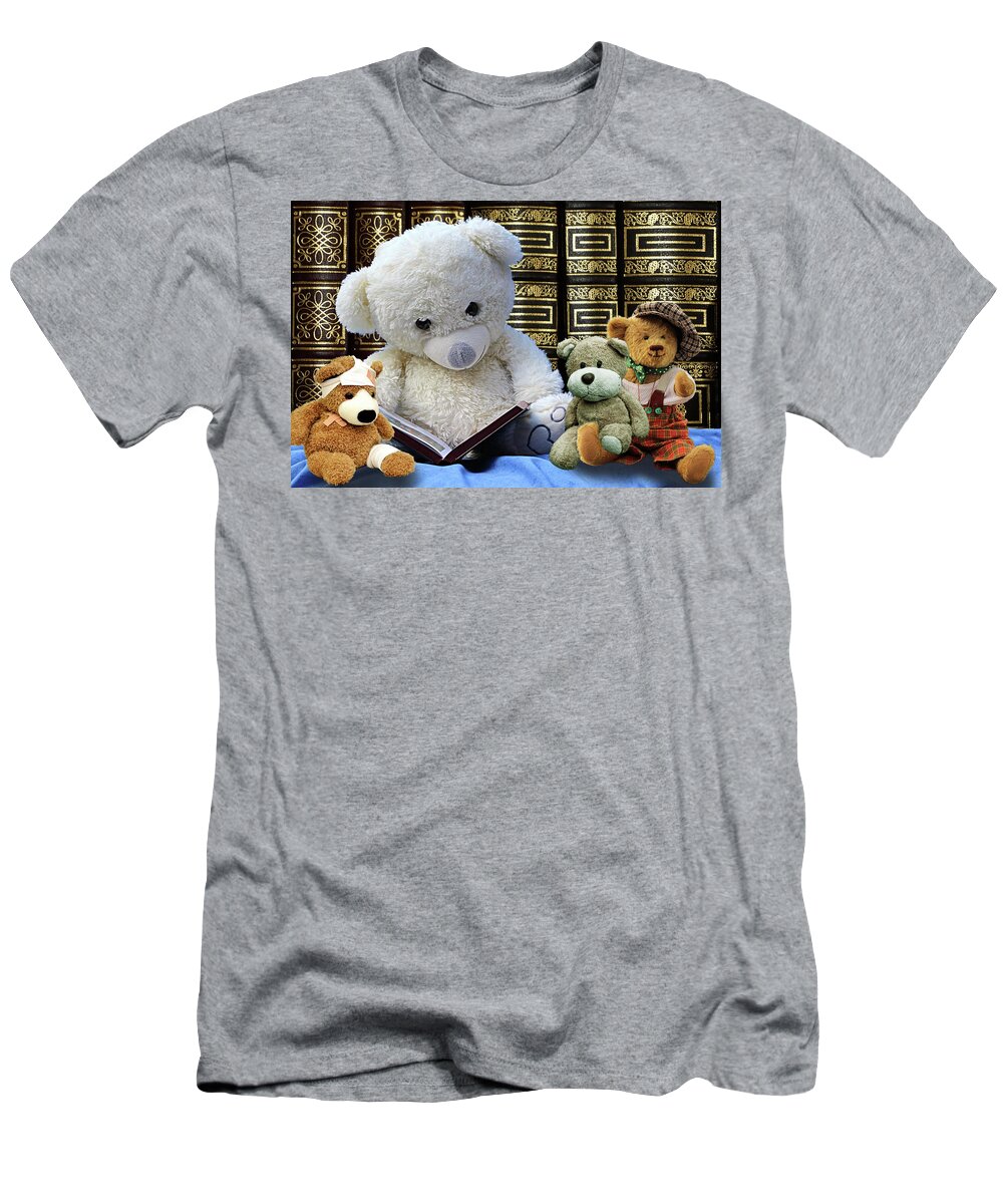 Bear T-Shirt featuring the photograph Bear Time Stories by John Haldane