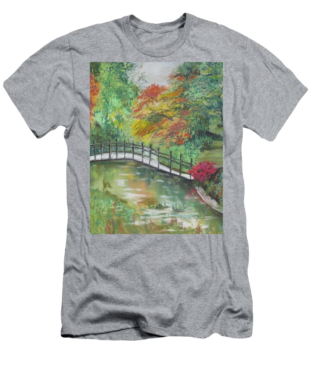 Painting T-Shirt featuring the painting Beautiful Garden by Paula Pagliughi