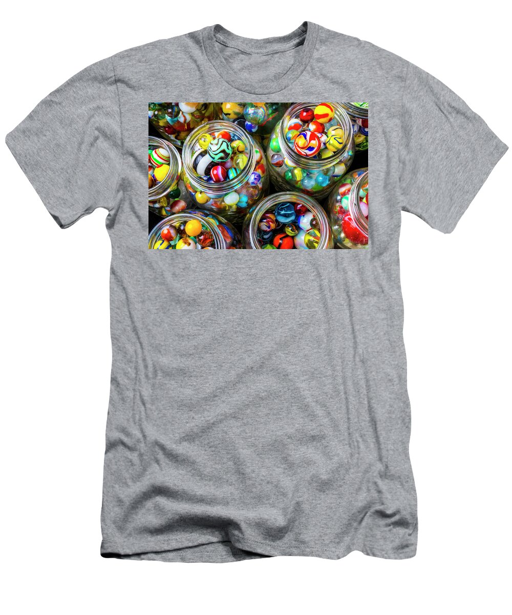 Jar T-Shirt featuring the photograph Beautiful Marble Collection by Garry Gay