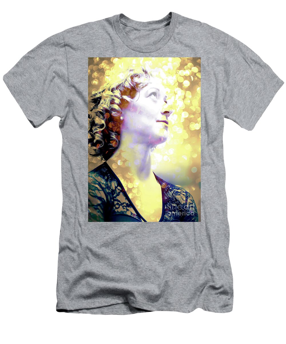 Woman T-Shirt featuring the photograph Beautiful Woman by Mats Silvan