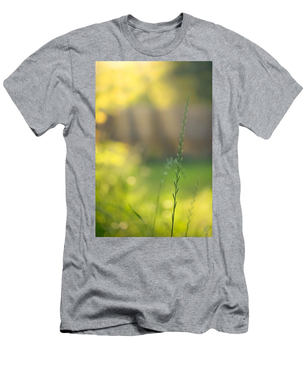 Spring Weeds T-Shirt featuring the mixed media Beauty Shines Through by Kim Henderson