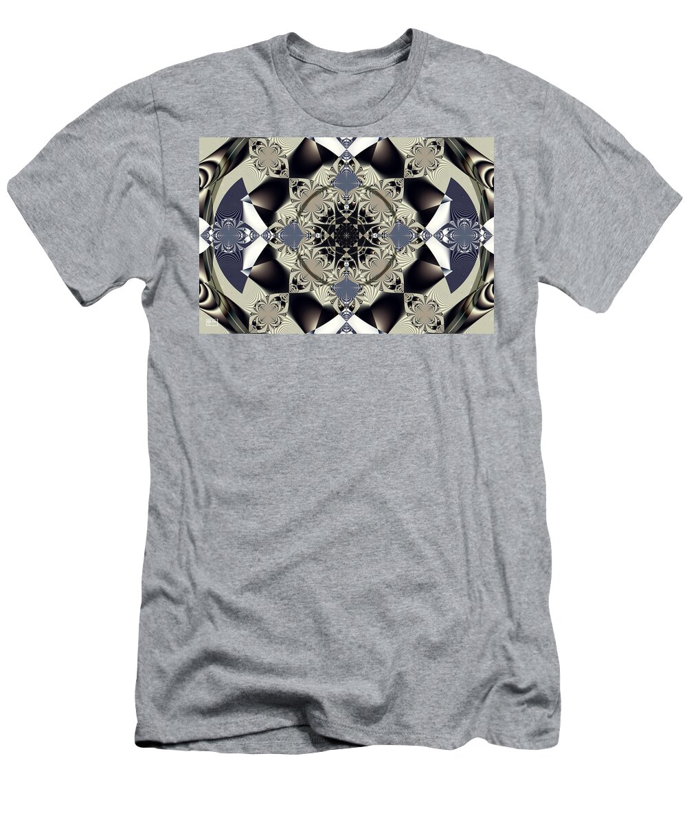 Abstract T-Shirt featuring the digital art Beyond Compare by Jim Pavelle