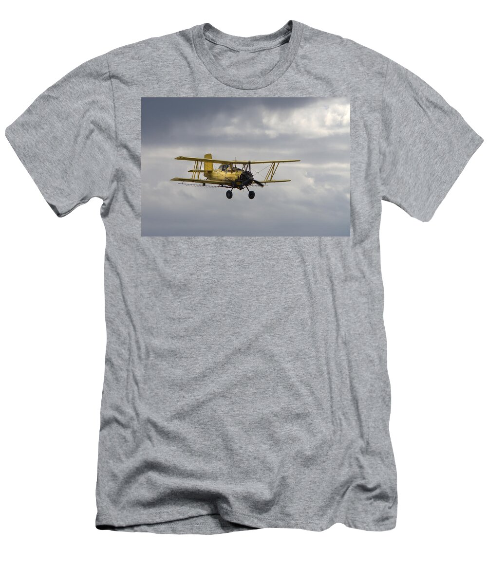 Spray T-Shirt featuring the photograph Bi-Plane by David Andersen