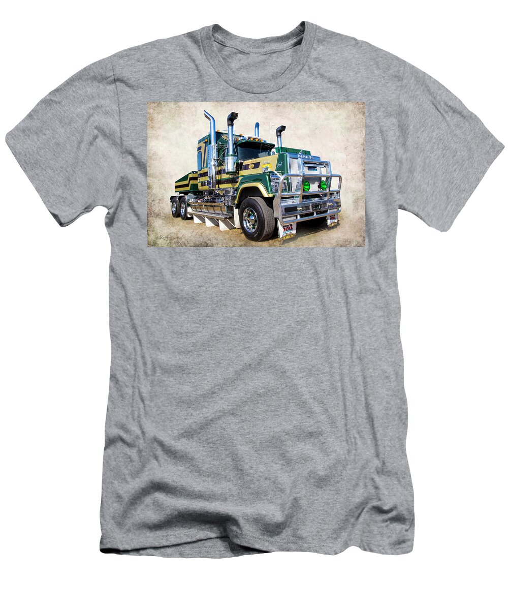 Truck T-Shirt featuring the photograph Bicentennial Mack by Keith Hawley