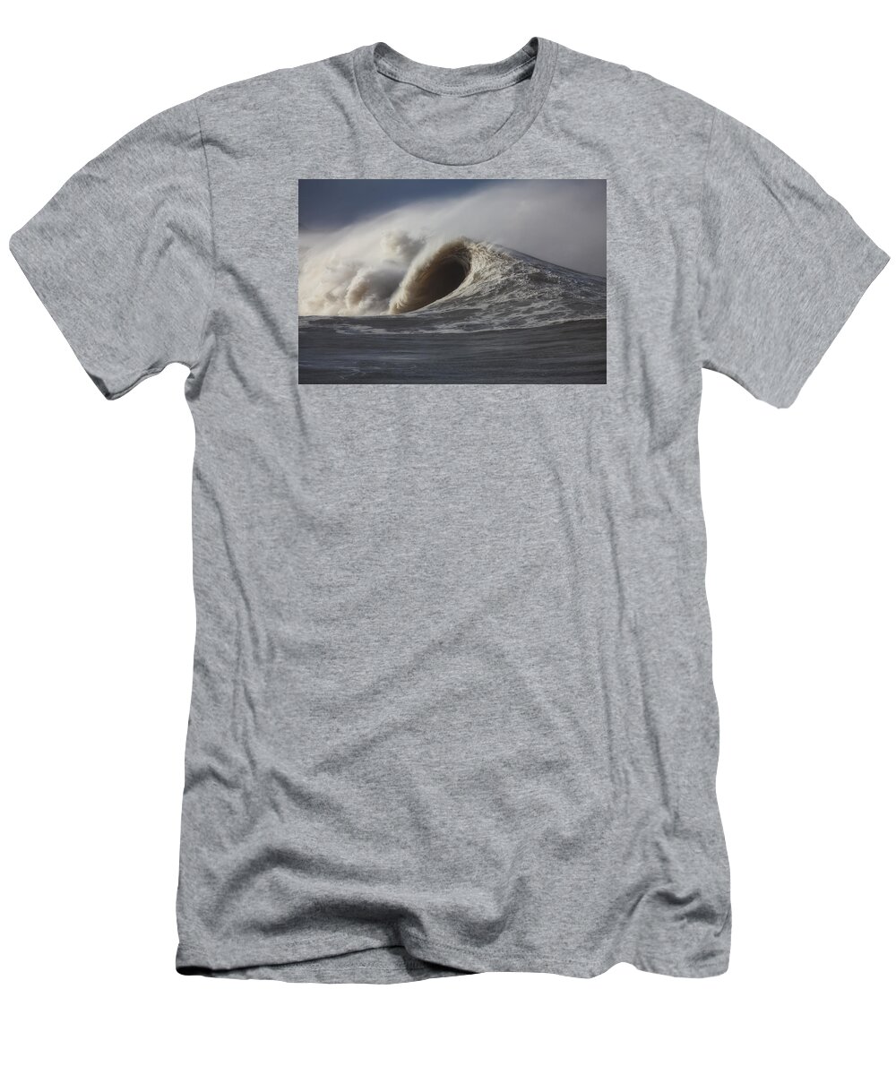 Waves T-Shirt featuring the photograph Big Waves #2 by Mark Alder