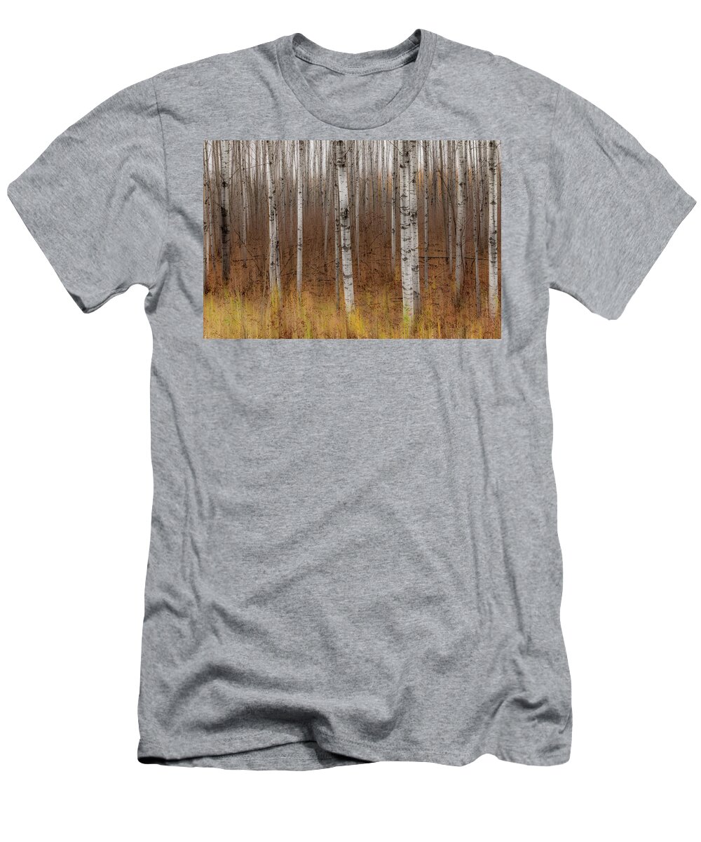 Trees T-Shirt featuring the photograph Birch Trees Abstract #2 by Patti Deters