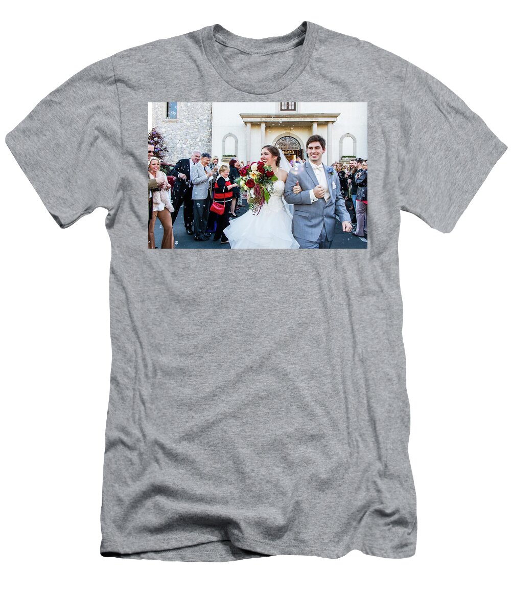 Brumett Wedding T-Shirt featuring the photograph Blis by Annette Hugen