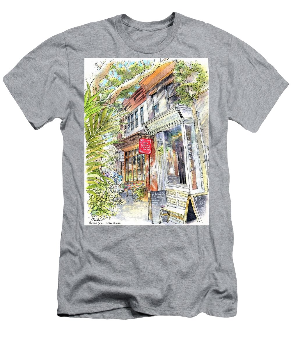  T-Shirt featuring the photograph Blooklyn NewYork by Junko Nishimura