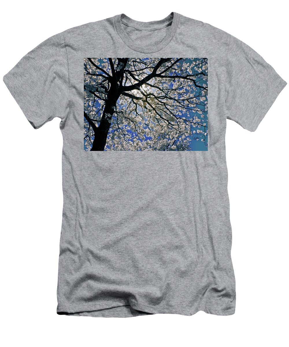 Infrared T-Shirt featuring the photograph Blue Skies Smiling at Me by Linda Unger