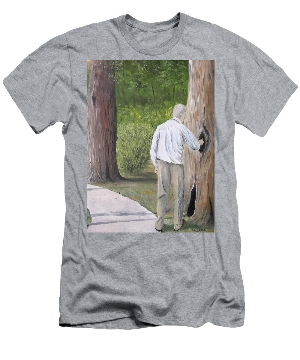 Figurative T-Shirt featuring the painting Boo by Kevin Daly