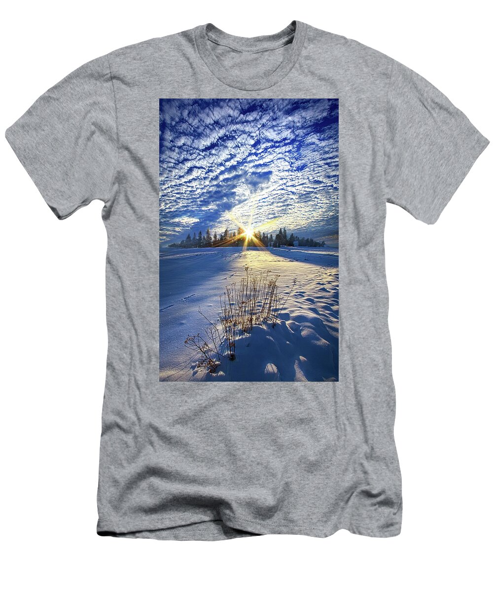 Clouds T-Shirt featuring the photograph Born As We Are by Phil Koch