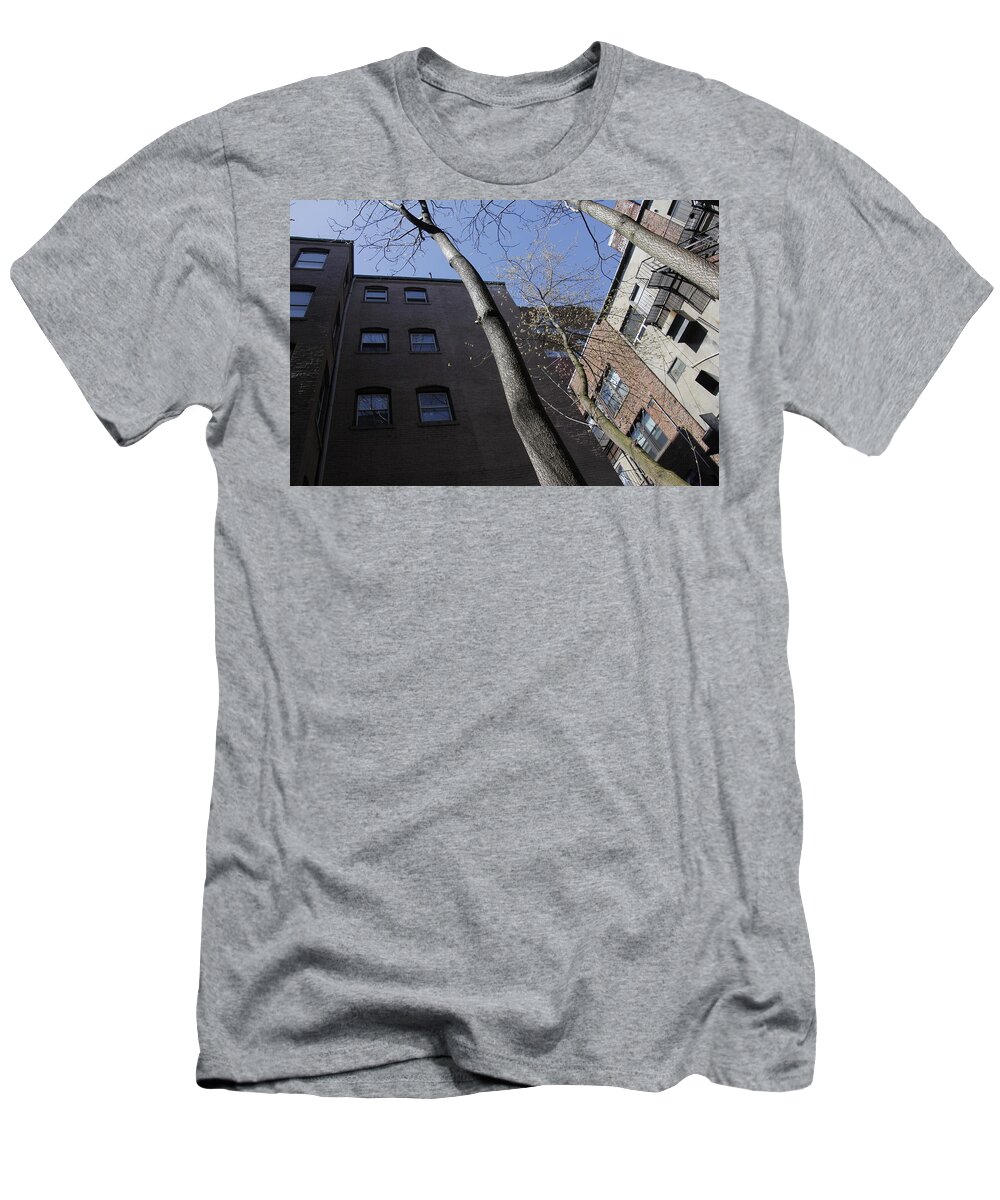 Perspective T-Shirt featuring the photograph Boston by Valerie Collins