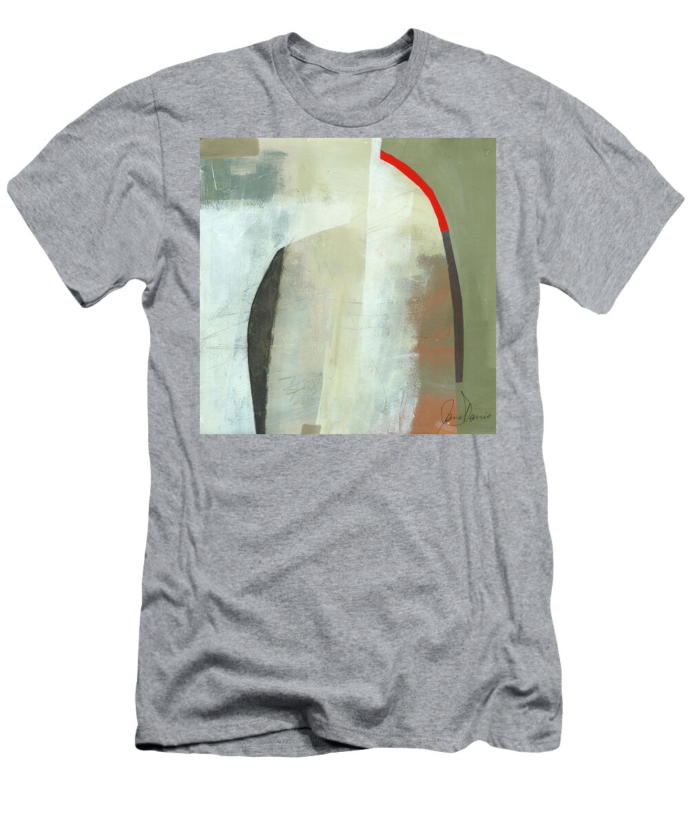 Abstract Art T-Shirt featuring the painting Boundary Adjustment #1 by Jane Davies