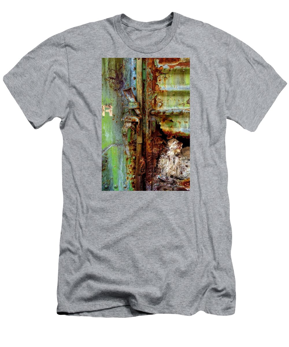 Newel Hunter T-Shirt featuring the photograph Boxcar 1 by Newel Hunter