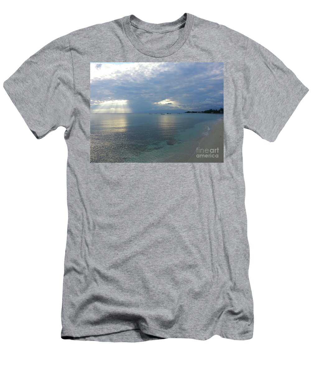 Sunset T-Shirt featuring the photograph Break Through by Jerome Wilson