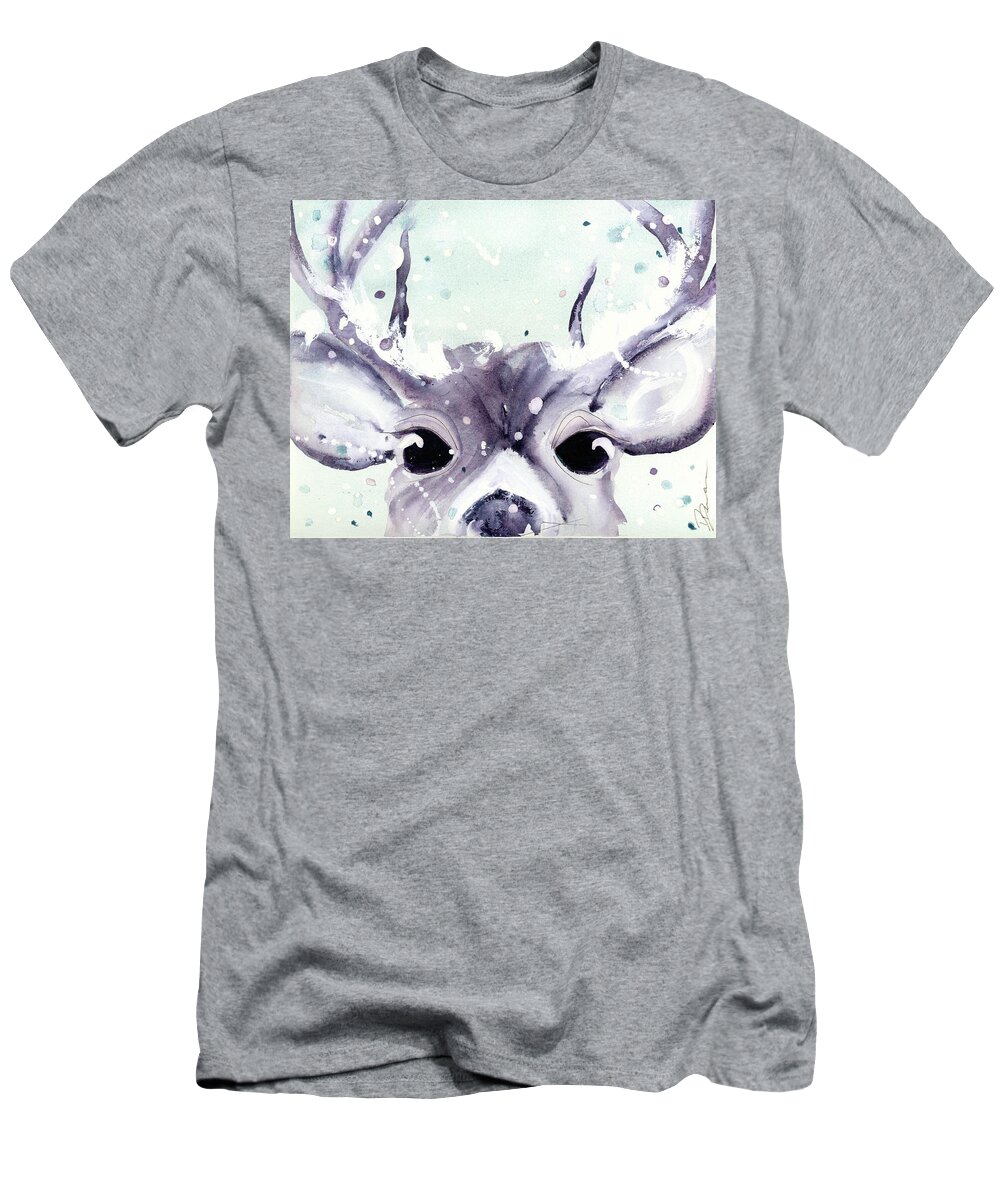 Buck T-Shirt featuring the painting Buck by Dawn Derman