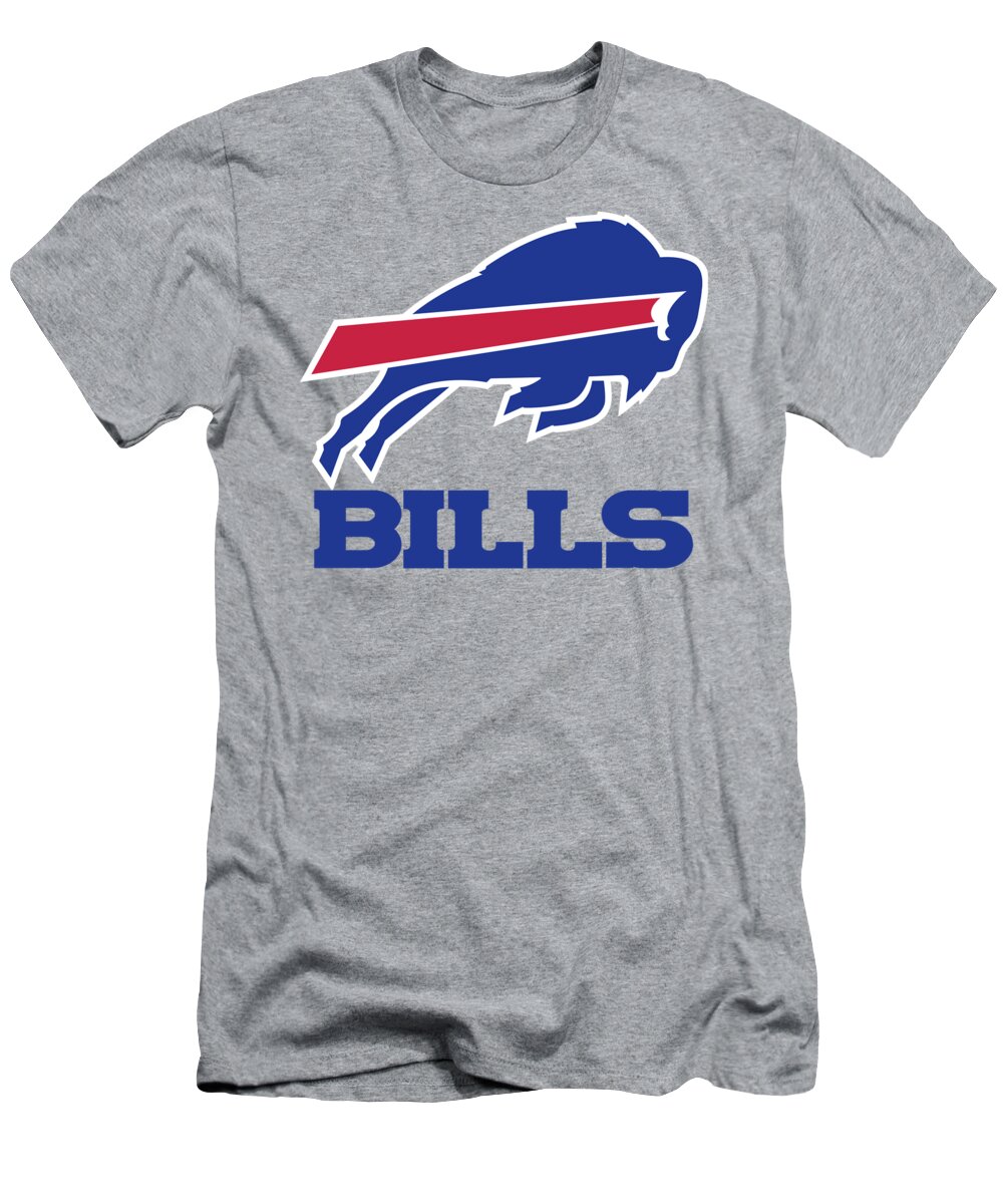 Buffalo Bills T-Shirt featuring the mixed media Buffalo Bills on an abraded steel texture by Movie Poster Prints