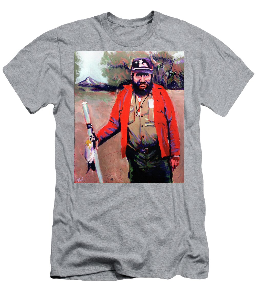 Boy Scouts Of America T-Shirt featuring the painting Buford by Steve Gamba