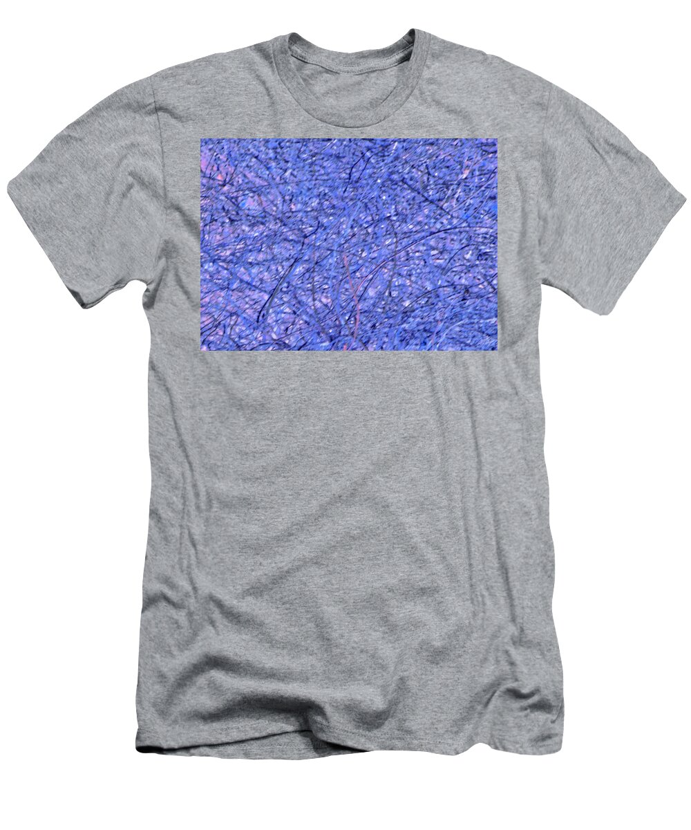 Bush T-Shirt featuring the mixed media Bushes 3 by Steven Natanson