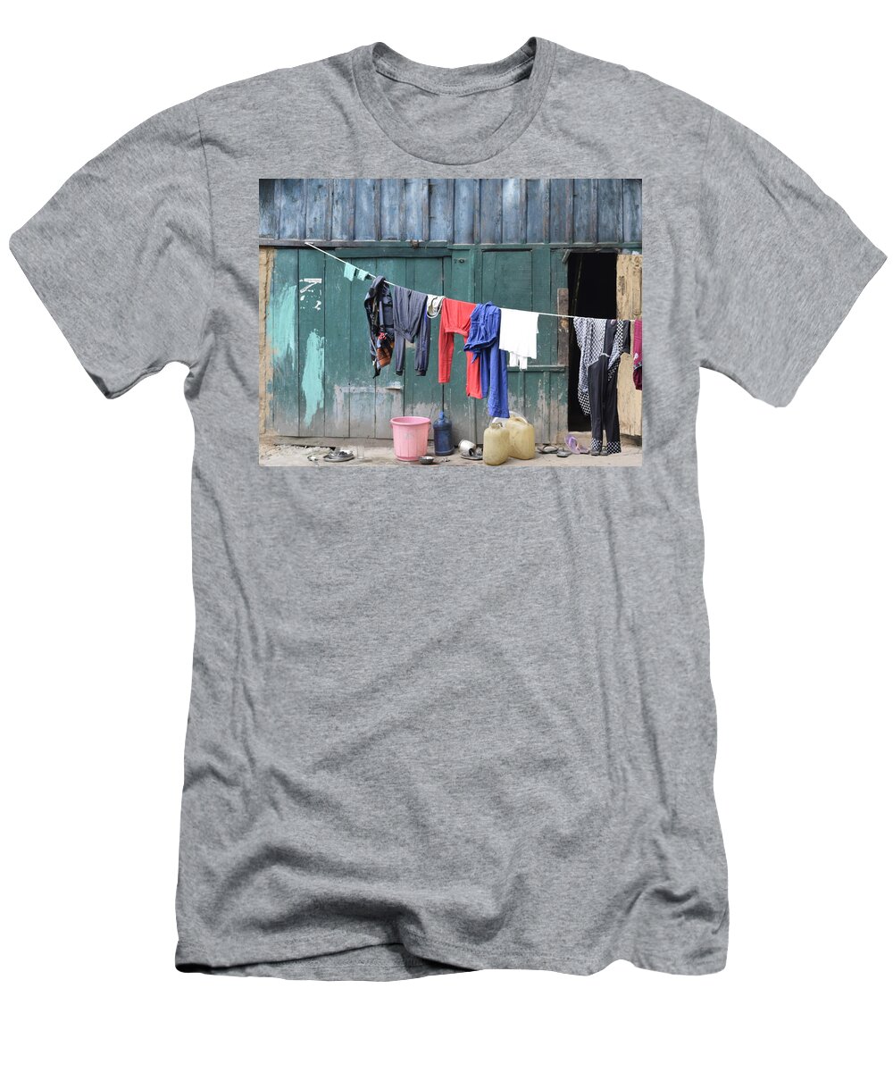 Clothes T-Shirt featuring the photograph By the rope by Sumit Mehndiratta